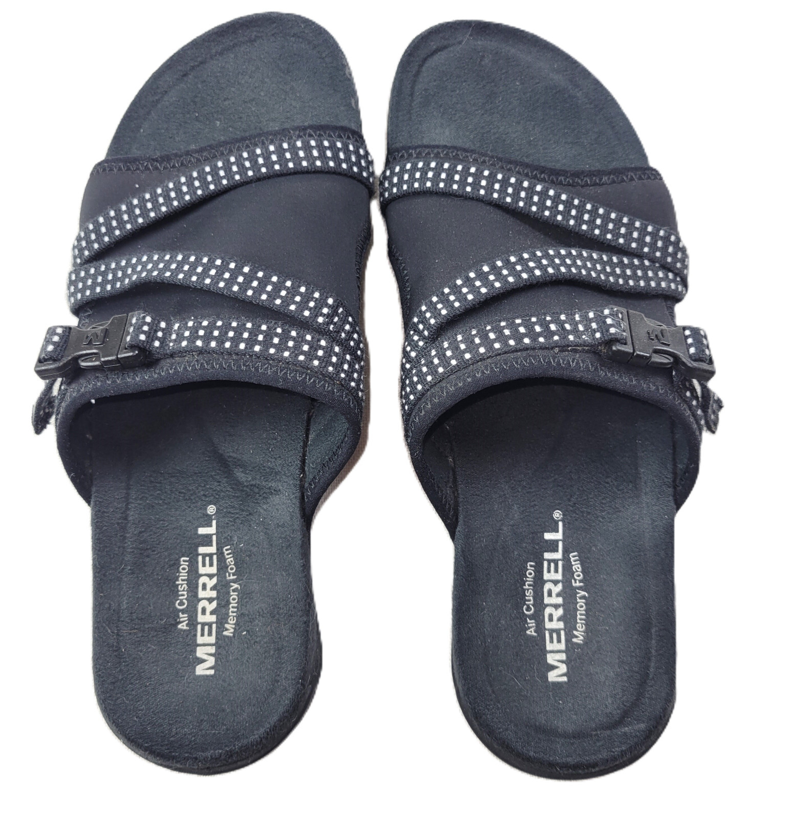 MERRELL Scivolo Donna District Muri Nero Bianco Taglia 6