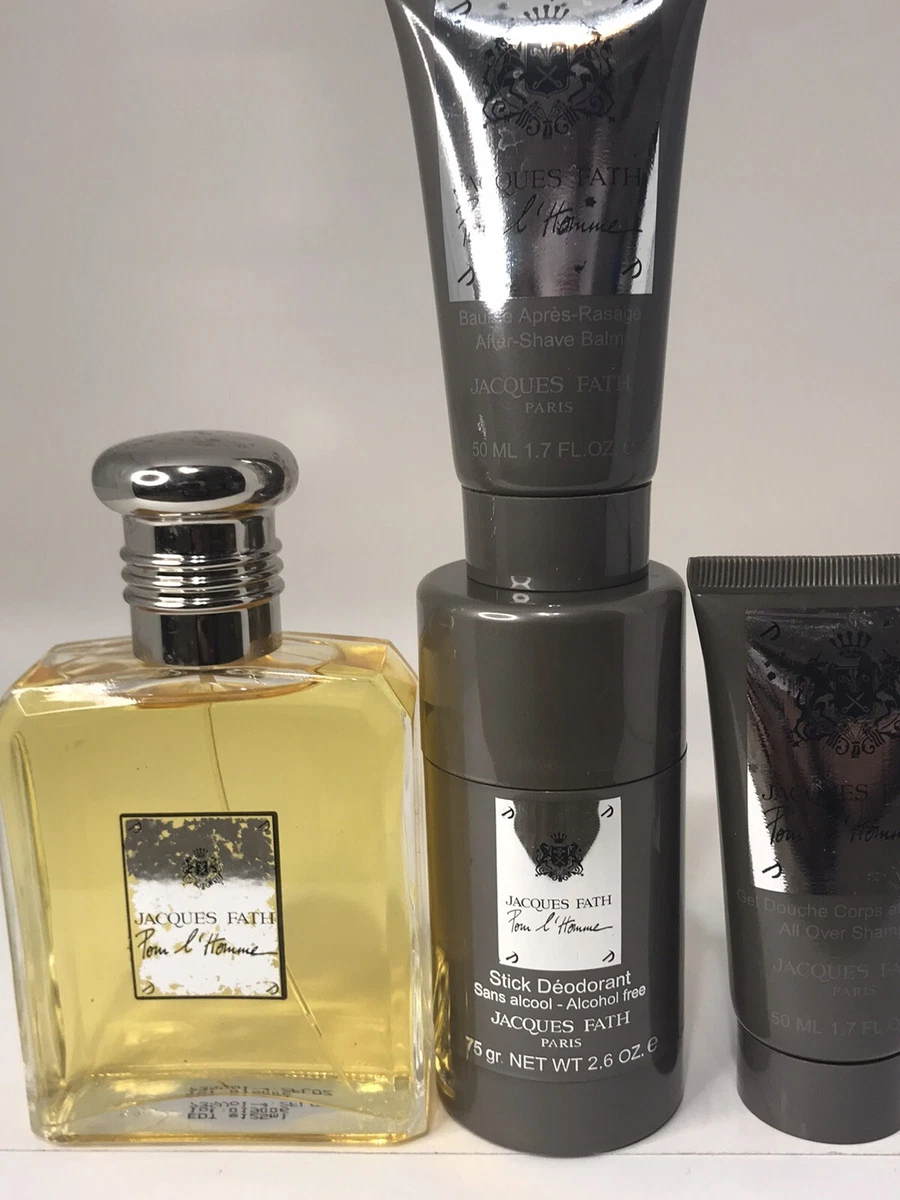 JACQUES FATH Pour L Homme 4.17oz 125ML Cologne Gift Set Very