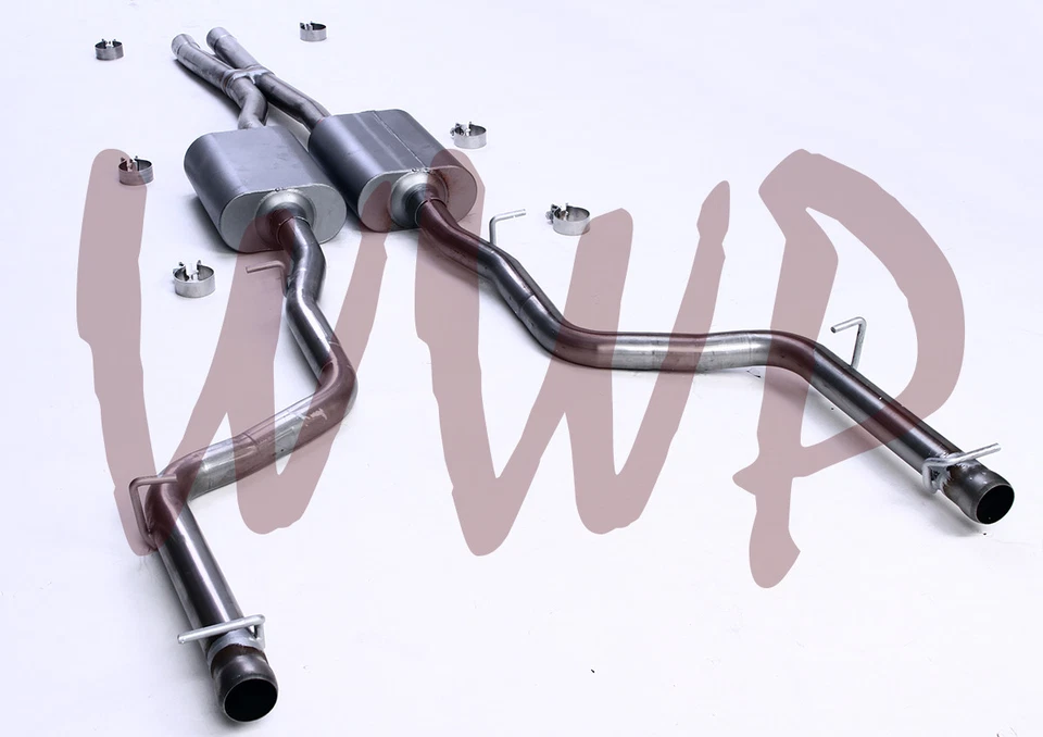 Sistema de silenciador de escape CatBack de acero inoxidable de 2,5" 15-16 Dodge Challenger R/T 5,7 L Foto 2 de 3