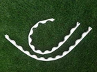 100 White Infill Strips for Corrugated Roof Sheets Roofing Foam Closed Cell Roma