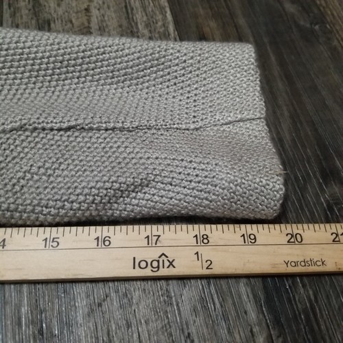 Cárdigan Armani Exchange Botón Algodón Gris Talla Mediana Z Vacaciones - Imagen 8 de 12