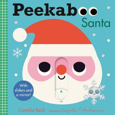 Peekaboo: Santa: (An Interactive Board Book for Babies & Toddlers with Mirro...