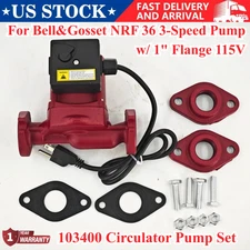 103400 Circulator Pump Set For Bell&Gosset NRF 36 3-Speed Pump w/ 1" Flange 115V