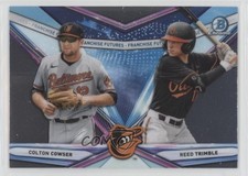 2021 Bowman Draft Franchise Futures Colton Cowser Reed Trimble #5 1d0x