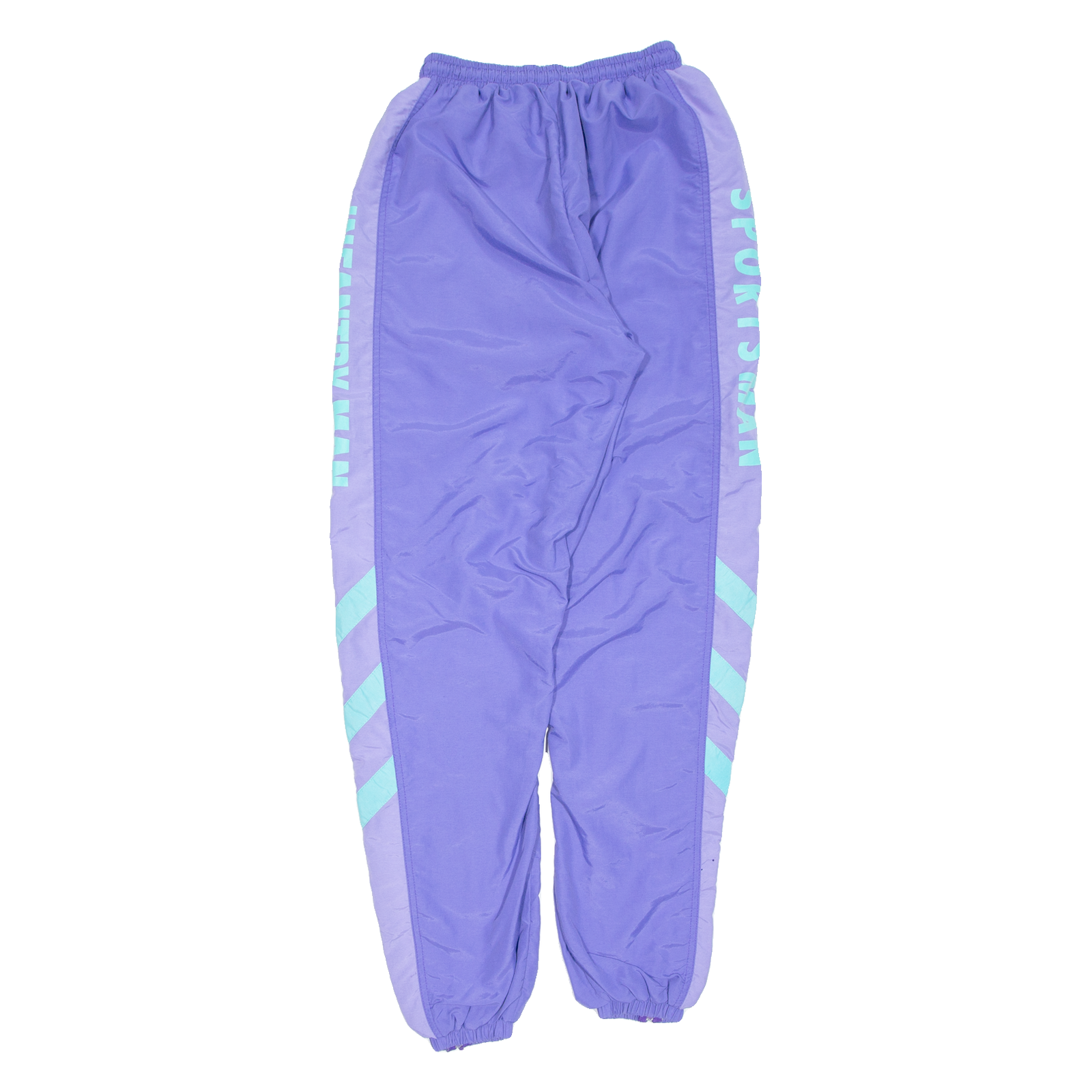 Womens Track Pants Purple Tapered S W23 L23 - Picture 3 of 6