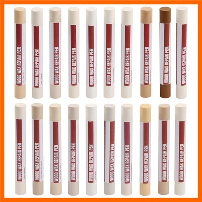 Wood Filler Sticks，20 Colors Wood Repair Wax Crayons Furniture Markers Touch ...