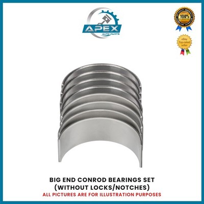 BIG END BEARING SET PEUGEOT BOXER 2.0 HDI DW10 STD (WITHOUT LOCKS)