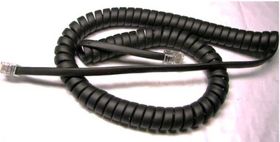 2-Pack Handset Cord Htek IP Phone UC842 UC862 UC902 UC912E UC923  Black 9Ft