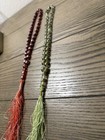 2 colored Beaded tasbeeh with tassels — photo 2