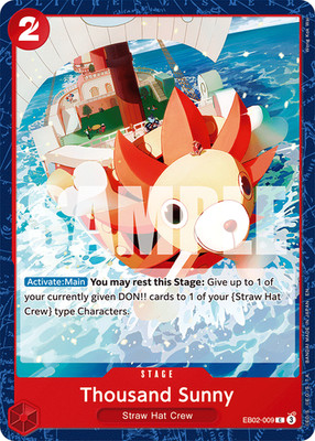 Thousand Sunny EB02-009 Extra Booster: Anime 25th Collection Regular (C) 