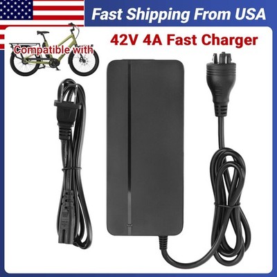 42V 4A Fast Charger for Benno Boost E 10D CX with 36V Bosch PowerPack 500 Rack