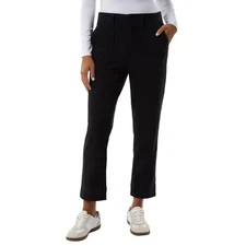 32 Degrees Women's Twill Ankle Pants, Black