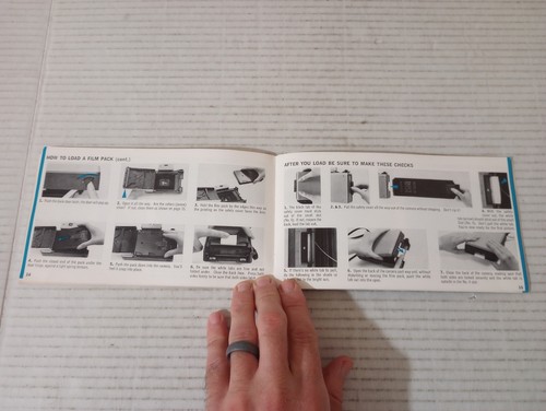 Instruction Manual Guide Booklet For Polaroid Automatic 103 Land Camera - Picture 6 of 9