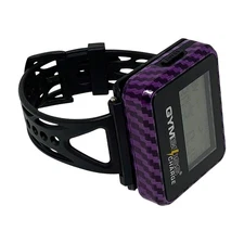 Gymboss Charge Interval Timer and Stopwatch & Watchstrap - Bundle Carbon Purple