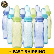 Evenflo Classic Tinted Plastic Baby Bottles 8oz - 12 Pack