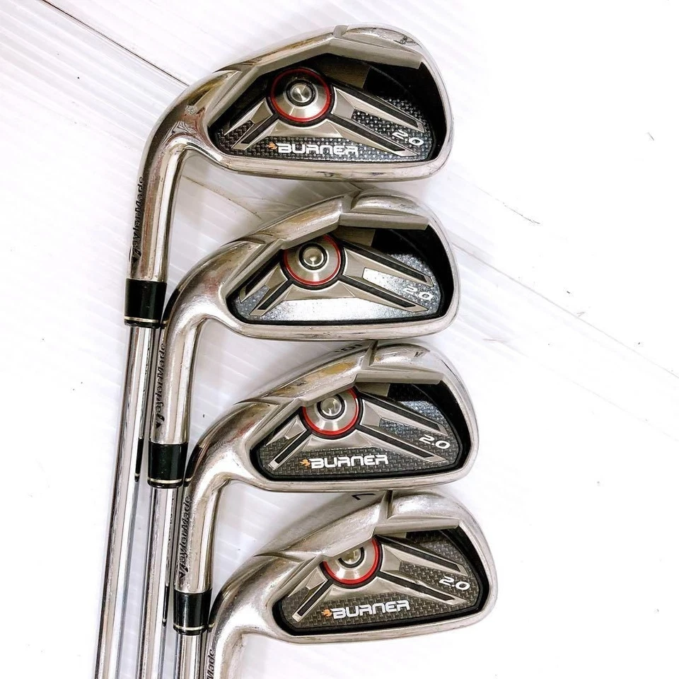◼️7pcs◼️ Lefty TaylorMade BURNER 2.0 Iron Set 7clubs 4-9,Pw Steel shaft Flex S - Image 2 of 4