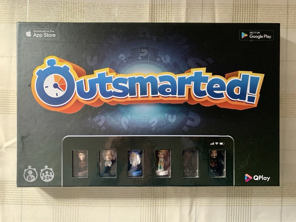 Outsmarted! The Live Family Quiz Show Board Game By QPlay 2022 Complete - Image 2 of 4