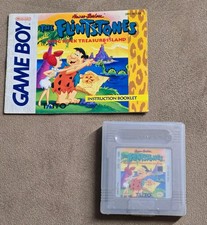 Nintendo Gameboy Cartridge & Booklet - The Flinstones King Rock Treasure Island 