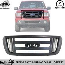 New Front Grille Dark Gray Shell With Black Inner Insert For 2006-11 Ford Ranger New Front Grille Dark Gray Shell With Black Inner Insert For 2006-11 Ford Ranger