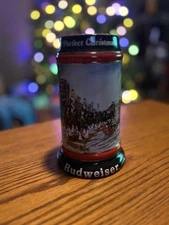 1992 Budweiser ‘ A Perfect Christmas ‘  Stein