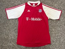 Adidas FC Bayern Munich 2003 T-Mobile Home Jersey Large Vintage Red Men’s Soccer