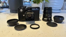LEICA CL  35mm Film Camera w/ Leitz  Summicron-C 40mm f2 & 90mm F4-MINT CLA