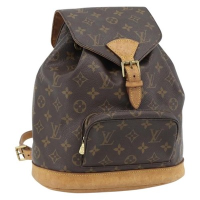 LOUIS VUITTON Monogram Montsouris PM Backpack M51137 LV Auth bs35318A