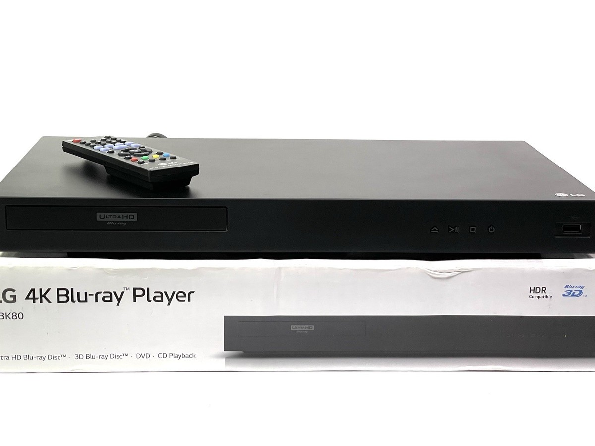 【新品・未使用】 LG 4K Blu-ray Player  UBK80 LG UBK80 4K Ultra-Hd Blu-ray Disc Player With Remote | eBay