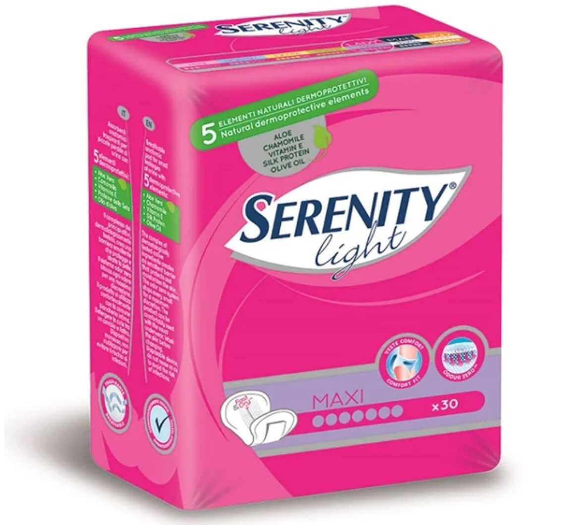 Serenity Light Lady Maxi Assorbente anatomico 30 pezzi - Immagine 2