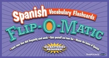KAPLAN SPANISH VOCABULARY FLASHCARDS FLIP-O-MATIC (KAPLAN *Excellent Condition*