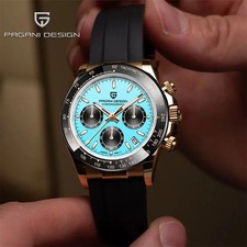 PAGANI DESIGN Quartz Men's Business Watch Men Chronograph VK63 Waterproof