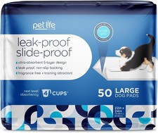 24x22" Leak-Proof Slide-Proof Puppy Pads, Pee Pads for Dog Dog Training Pad 50Ct