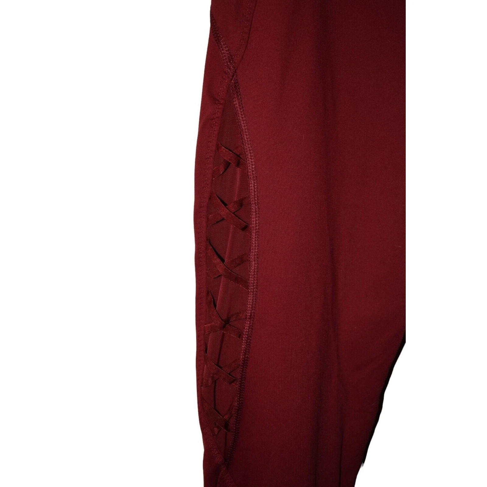 victoria-secret-vs lace-up knockout leggings