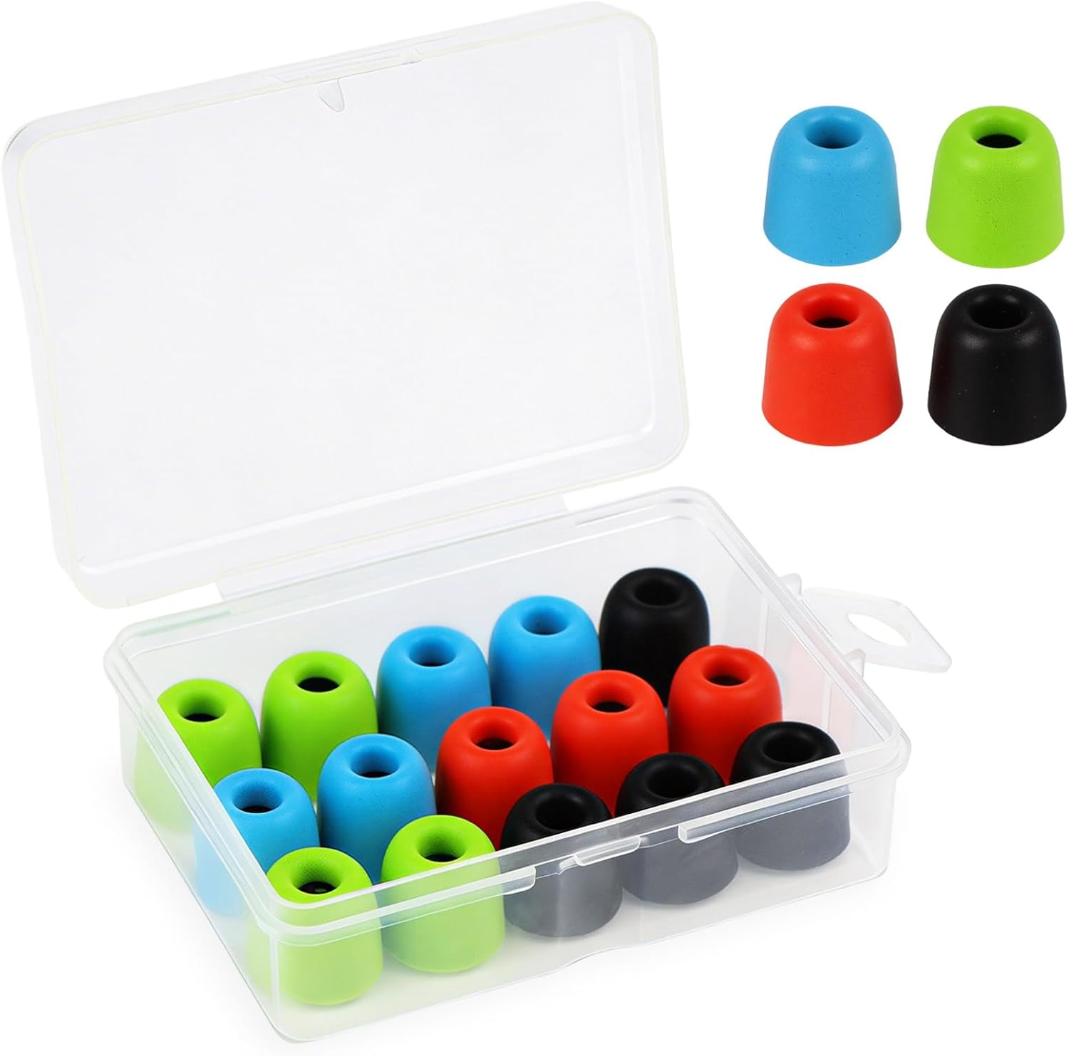 8 Pairs/16 Pcs Memory Foam Earbud Tips, Replacement Earbuds, Earphone Tips, Earb