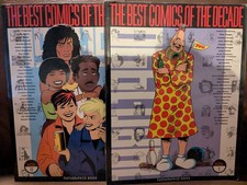 The Best Comics of the Decade Vols I & II Anthol w/ Crumb, Pekar, Sim et al VGC