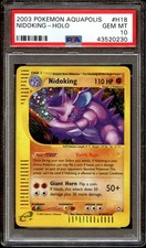 PSA 10 GEM MINT Nidoking H18/H32 HOLO RARE Aquapolis Pokemon Card on eBay