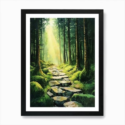 Emerald Isle Reflections 23 Kunst Pri gerahmtes Wandbild Poster Leinwanddruck Bild