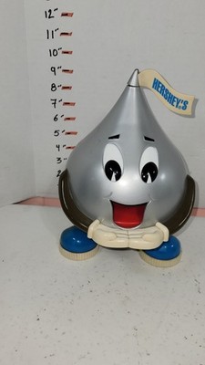Hershey's Kiss Spinning Candy Dispenser Silver 1995 Vintage | eBay