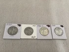 4 WALKING LIBERTY HALF DOLLARS