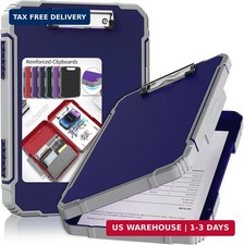 Clipboard with Storage,Heavy Duty Clip Boards 8.5x11,Clipboard Binder for School