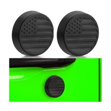 2-Pack Magnetic Keyhole Covers for Jeep Wrangler JL 2018-2025 Gladiator J...