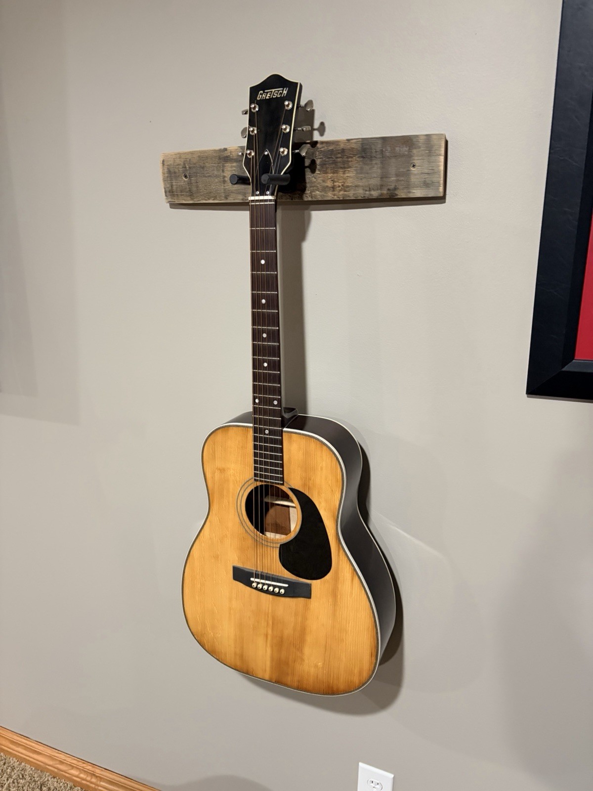 Gretsch Vintage Acoustic Guitar 1969 Sun Valley Dreadnought 6010. Beautiful