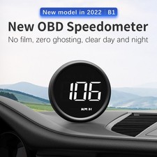 Comprehensive Car RPM Gauge With Temperature Voltage Fuel Metrics Black