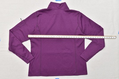 Columbia Women's XXL Purple 1/4 Zip Fleece Pullover Omni-Wick Grid