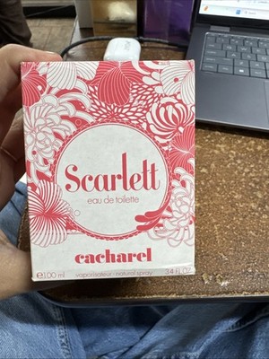 Scarlett Cacharel 3.4 oz /100 ml Eau de Toilet new With Box No Cap