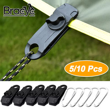 5/10PC Camping Tarp Clips Clamp Canvas Heavy Duty Lock Grip Tent Fasteners Clips
