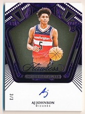 2024-25 Flawless AJ Johnson Shade Signatures Amethyst Auto Rc #FSS-AJB (3/3)