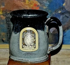 Sunset Hill Pottery The Mountain Goat Coffee Company Packwood, WA. Mug / Tankard
