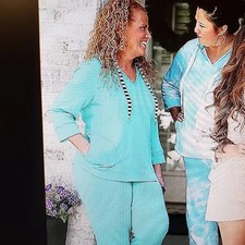 Belle Beach by Kim Gravel Summer Soft French Terry Hoodie-Pool-Large-NEW-A398616