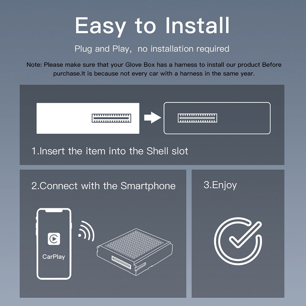 Car Module Wireless Carplay Android Mirror Link For Benz A B C CLA GLA ML NTG4.5
